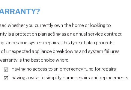 home warranties california